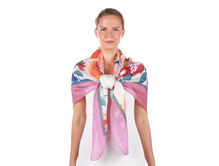 Flowers pink 140x140