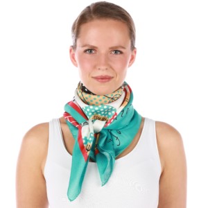 Wearing 1 Hearts Birds Blue by Maltha scaled